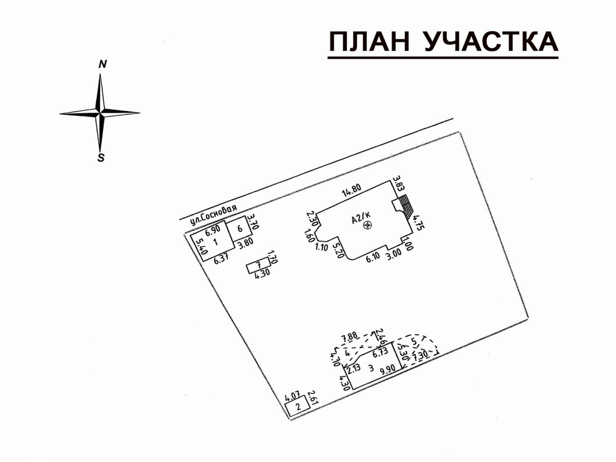 Коттедж   по адресу Марьяливо, Улица Сосновая, 8